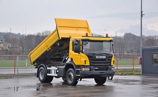 Ανατροπή Scania 2014 P 280 ανατρεπόμενο 4,20m + BORDMATIC
