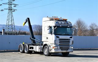 Ανατροπή Scania 2010 R 480 hookloader * 6x4 *