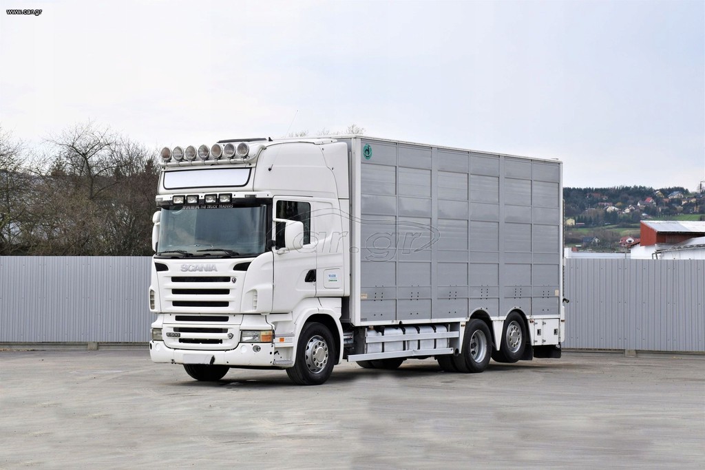 Ζωάδικο Scania 2007 R 500 ΚΑΡΟΤΣΙ ΜΕΤΑΦΟΡΑΣ ΖΩΩΝ 7,10m / 4 ΟΡΟΦΟΣ