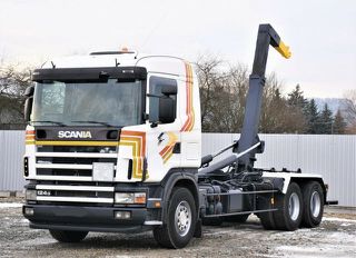 Ανατροπή Scania 2005 R124 470 hookloader *6x2*-thumb-1