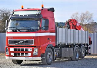 Ανατροπή Volvo 2010 FH 480 ανατρεπόμενο 6,20m + HMF 1823 K3 + FUNK-thumb-2