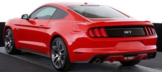 ΑΕΡΟΤΟΜΗ Trunk Spoiler ford mustang 2015/2021 GT Design piano  Black