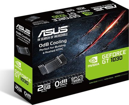 Asus GeForce GT 1030 2GB GDDR5 LP Silent Κάρτα Γραφικών