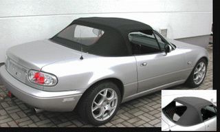 MAZDA MX5 NA - NB - NBFL -   NC - NCFL  SOFT TOP  VINYL Η  MOHAIR  ΜΕ PVC  Η  ΘΕΡΜΑΙΝΟΜΕΝΟ ΠΙΣΩ ΤΖΑΜΙ  - ΠΟΛΛΑ ΧΡΩΜΑΤΑ-thumb-19