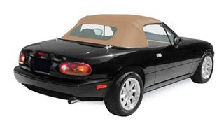 MAZDA MX5 NA - NB - NBFL -   NC - NCFL  SOFT TOP  VINYL -  MOHAIR  ΜΕ ΘΕΡΜΑΙΝΟΜΕΝΟ ΠΙΣΩ ΤΖΑΜΙ  - ΠΟΛΛΑ ΧΡΩΜΑΤΑ