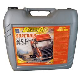 DELTAOIL SUPERIOR 15w40 20lit API:CI4 ACEA E7 50.00+ΦΠΑ=62.00euroΑΠΟΣΤΟΛΉ ΠΑΝΕΛΛΑΔΙΚΆ..