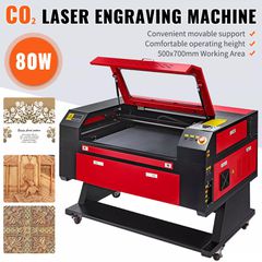 80W CO2 Laser Engraver 500X700mm