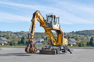 Εκσκαφέας Με Λάστιχα Liebherr 2008 PELLE A316 * χειριστής υλικών *-thumb-1