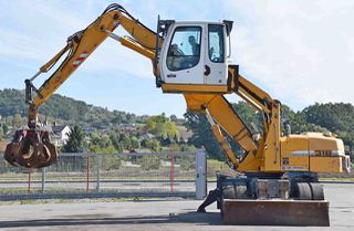 Εκσκαφέας Με Λάστιχα Liebherr 2008 PELLE A316 * χειριστής υλικών *-thumb-5