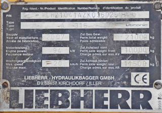 Εκσκαφέας Με Λάστιχα Liebherr 2008 PELLE A316 * χειριστής υλικών *-thumb-12