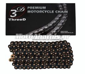 ΑΛΥΣΙΔΑ 3D 525 LUXE BLACK GOLD 124 LINKS