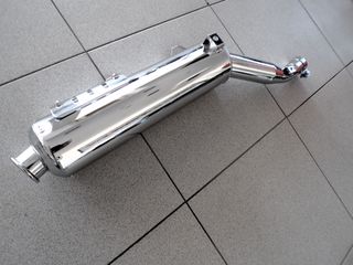 YAMAHA XT600-XT600E-XT500E XT400 1990/2003  Καινούριο Χειροποίητο τελικό Εξάτμισης της MotoSport!!!