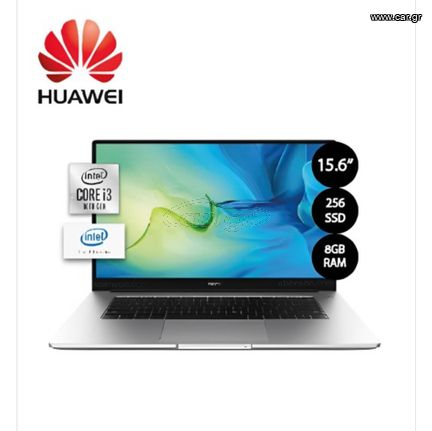 Φορητός υπολογιστής  Huawei matebook D15 BoB-WAI9Q Intel Core i3/256GB SSD/8 GB RAM/W10 Home