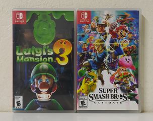 Luigi's Mansion 3 & Super Smash Bros Ultimate Nintendo Switch