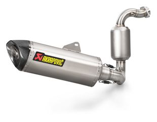 AKRAPOVIC ολοσωμη τελικο κ λαιμος  ΕΞΑΤΜΙΣΗ BMW G 310 R 2021