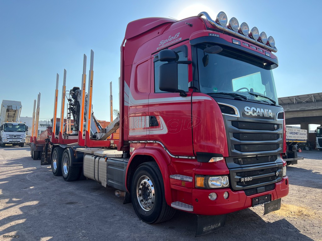 Γερανοί - Φορτηγά Με Γερανό Scania 2017 R 580 + HIAB F135Z