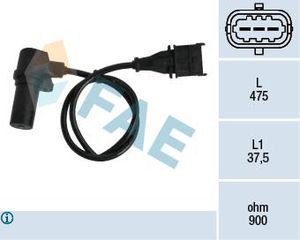 ΣΕΝΣΟΡΑΣ ΣΤΡΟΦΩΝ ALFA ROMEO/FIAT 1.9 JTD