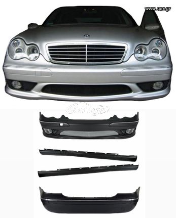 Body Kit Mercedes-Benz C-Class W203 00-07 AMG C32 Design