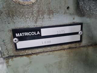 Builder aluminum machinery '98 MATRICOLA