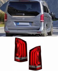 ΦΑΝΑΡΙΑ ΠΙΣΩ Mercedes-Benz Vito W447 14+ Full Led Bar & Led Signal Dynamic Κόκκινο/Crystal