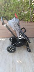 Bugaboo Πολυκαρότσι Cameleon 3 Classic Plus Grey με σκελετό Black