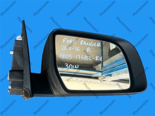 FORD RANGER 2011-2023 ΜΕΤΑΧΕΙΡΙΣΜΕΝΑ ΑΝΤΑΛΛΑΚΤΙΚΑ ( Καθρέπτης πόρτας δεξιός συνοδηγού πλευρά ηλεκτρικός , θερμαινόμενος , με κωδικό AB39-17682-RH )