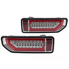 Πισινά Φανάρια Set Για Suzuki Jimny IV 18- Led Bar Chrome Χρωμίου Sonar