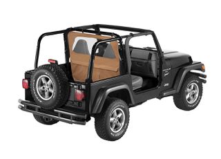 JEEP-ΜΠΕΖ ΑΝΕΜΟΘΡΑΥΣΤΗΣ, ΚΟΥΡΤΙΝΑ ROLL BAR BESTOP