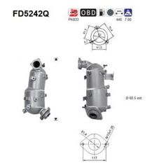 ΦΙΛΤΡΟ DPF TOYOTA RAV 4 2.2 D 2008-2019    KARALOIZOS exhaust