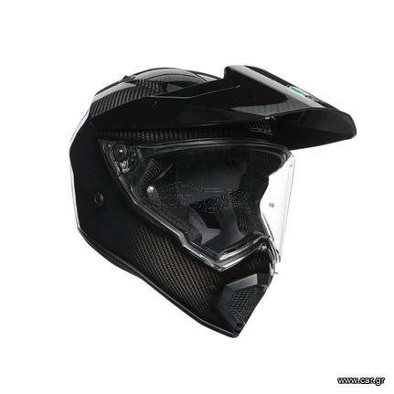 AX9 MONO GLOSSY CARBON – MOTORBIKE FULL FACE HELMET E2206