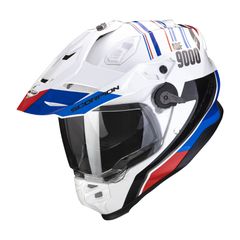 ΚΡΑΝΟΣ ΜΗΧΑΝΗΣ SCORPION ADF-9000 AIR DESERT WHITE BLUE RED