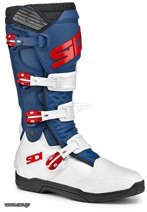 Sidi X Power Sc boots color white/navy/red