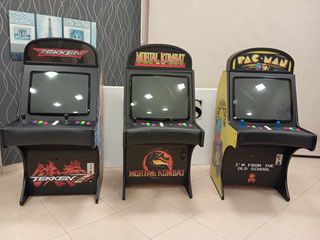 ΑΥΘΕΝΤΙΚΕΣ ΚΑΜΠΙΝΕΣ ΜΕ CRT MONITOR ARCADE GAMES VENOS 6909212299