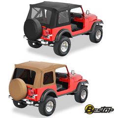 Jeep Wrangler YJ 1987-1995 Τέντα Supertop Classic Soft Top Ολοκληρωμένο Σετ – [Bestop]