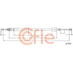 Ντίζα, φρένο ακινητοποίησης πίσω R CITROËN XSARA 1520/1170mm 4745K3