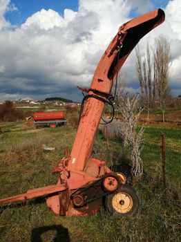 Tractor silage-grain throwers machinery '00