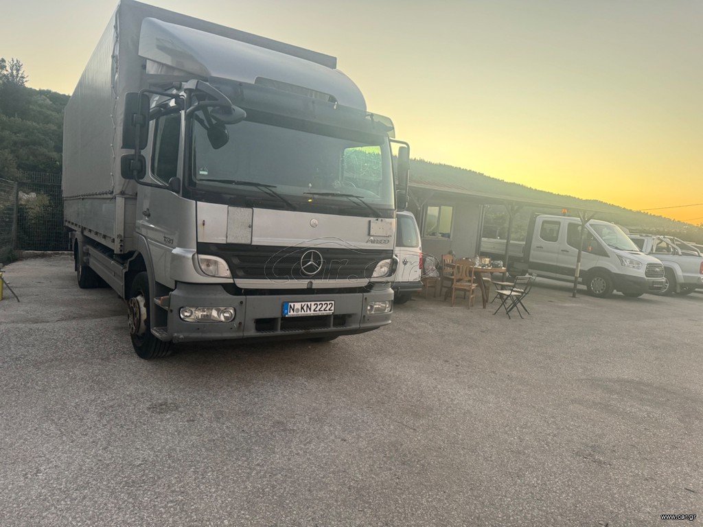 Φορτηγό Άνω Των 7.5τ Mercedes-Benz 2010 Ateco 1524 μουσαμάς, αυτόματο,clima υδραυλική πορτα
