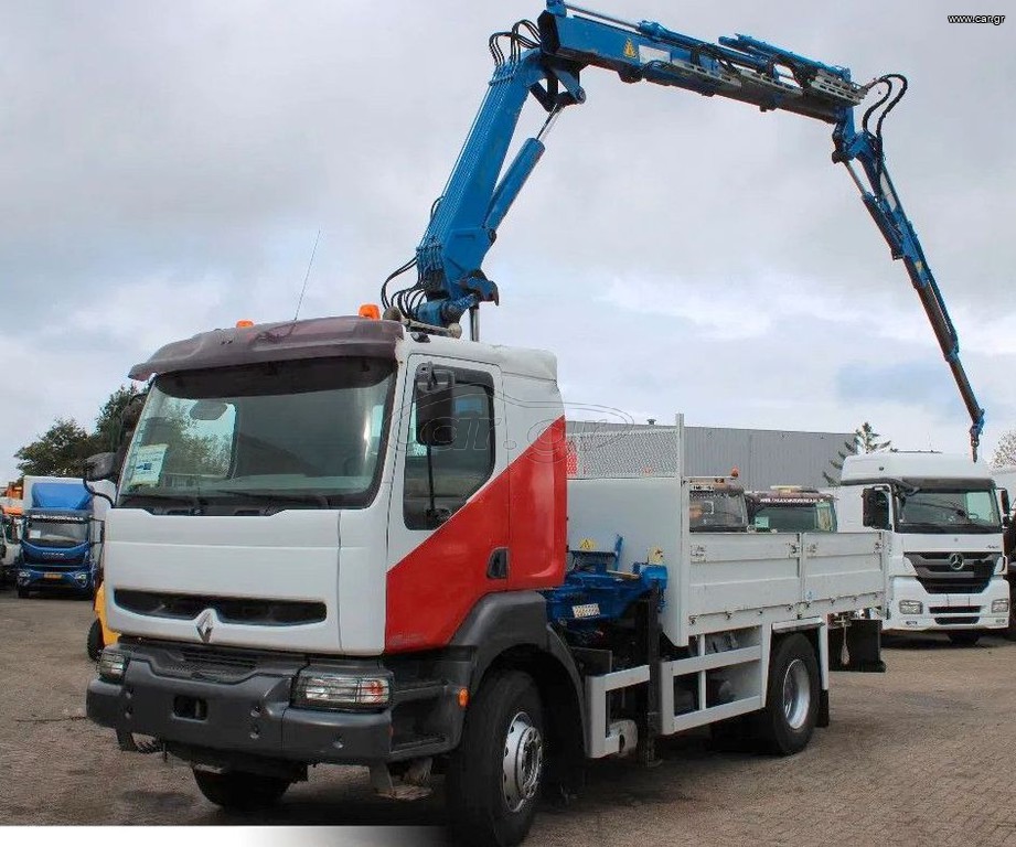 Γερανοί - Φορτηγά Με Γερανό Renault 2005 ΚΕRAX + MKG 175  4+2 FLY JIP + RADIO