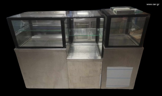 Σετ βιτρινων αναψυκτηριου 171εκ