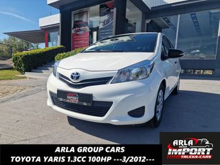 Toyota Yaris 2012 1.3CC#100HP#A/C#117.000KM