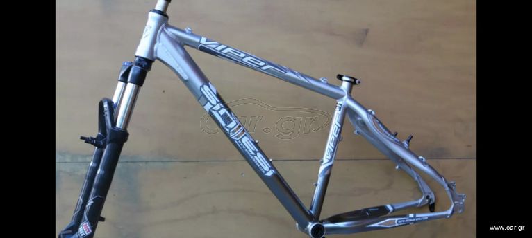 Mountain bike frame and fork