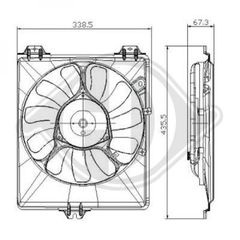 Βεντιλατέρ A/C     1900 (D19AA) diesel 120 RW419 ( YB61 ) DDiS 4WD #083706460