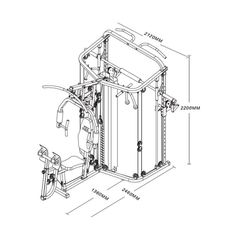 Pegasus Πολυόργανο JX‑DS305 με Σύστημα Smith