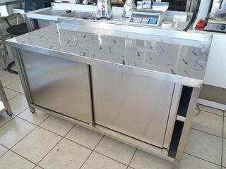 ερμαριο διασταση 160χ70χ85 .INOX 304 ME ΚΑΠΑΚΙ 1 ΧΙΛΙΟΣΤΟ