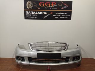 Mercedes	C Class (W204)	2007-2011	Εμπρός Προφυλακτήρας - Προβολείς - Αισθητήρες - Μάσκα - Ασημί - Θ