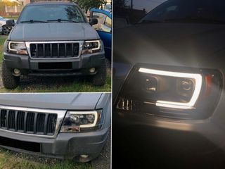 φαναρια CHRYSLER JEEP GRAND CHEROKEE 99-05.05 TUBE LIGHT BLACK EAUTOSHOP GR
