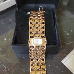 Roberto Cavalli R7253120025 Ρολόι Min Chain Ανοξείδωτο Ατσάλι Επίχρυσο