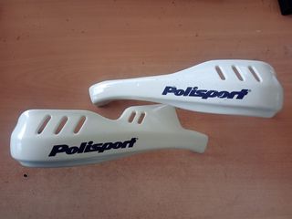 ΧΟΥΦΤΕΣ ΤΙΜΟΝΙΟΥ ENDURO POLISPORT ΛΕΥΚΕΣ HONDA/YAMAHA/KAWASAKI/SUZUKI