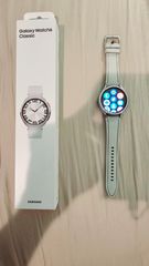 Samsung Galaxy Watch6 Classic LTE Stainless Steel 47mm Αδιάβροχο με Παλμογράφο (Silver)