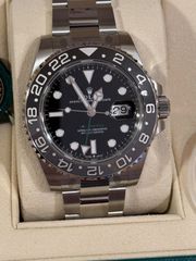 Rolex GMT-MASTER II 126710 GRNR with grey and black bezel